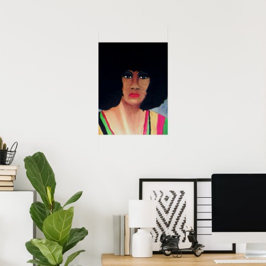 Poster L'affiche AFRO (Bureau à domicile)