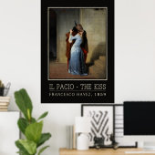 Poster L'affiche artistique Kiss / Il Bacio (Bureau à domicile)