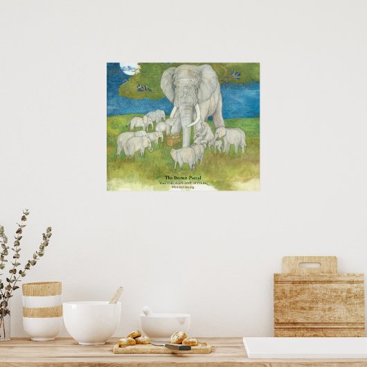 Poster L'affiche Brown des colis (Cuisine)