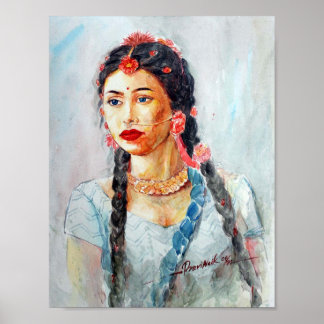 Poster L'affiche d'amour de Radha_krishna