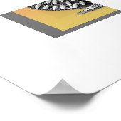 Poster L'affiche d'art du pot au gingembre gris (Coin)