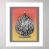 Poster L'affiche d'art du pot gris au gingembre (Devant)