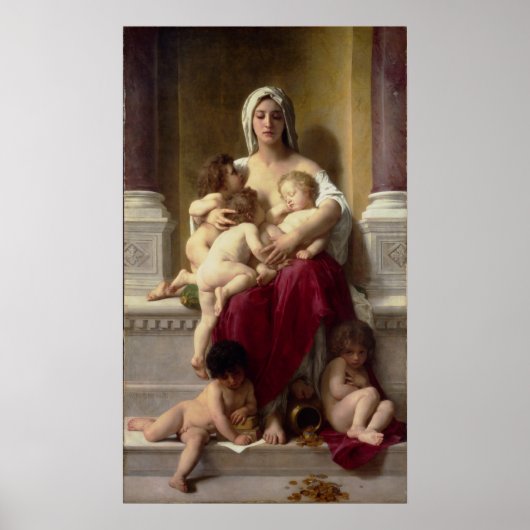 Poster L'affiche de bienfaisance du Maître Bouguereau (Devant)