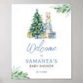 Poster L'Affiche de bienvenue du Baby shower extérieur fr (Devant)