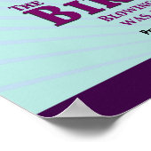 Poster L'affiche de cinéma d'anniversaire (fille) (Coin)