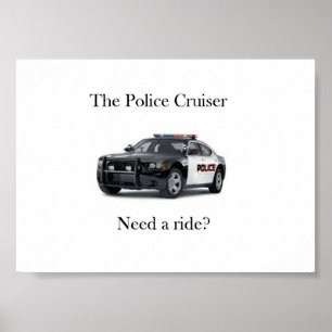 Poster L'affiche de croiseur de police