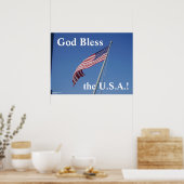 Poster L'affiche de Dieu bénisse les États-Unis ! (Cuisine)