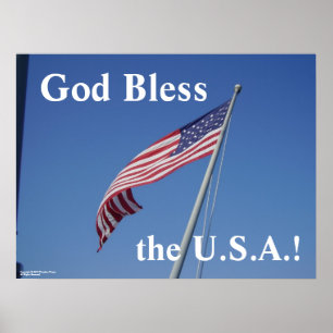 Poster L'affiche de Dieu bénisse les États-Unis !