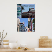 Poster L'affiche de HOLLYWOOD, CALIFORNIE (Cuisine)