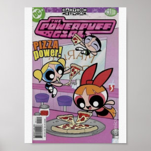 Poster L'affiche de la bande dessinée Power-Puff Girls