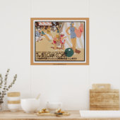 Poster L'affiche de la côte belge (Cuisine)