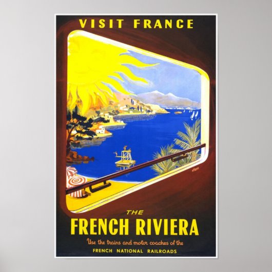 Poster L'affiche de la Côte d'Azur (Devant)