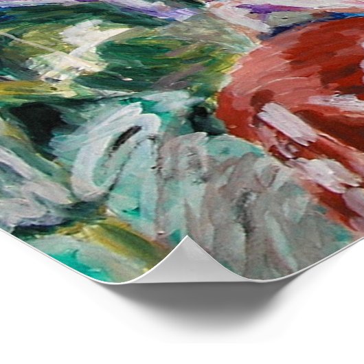 Poster L'affiche de la course à cheval (Coin)