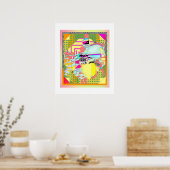 Poster L'affiche de la course à cheval (Cuisine)