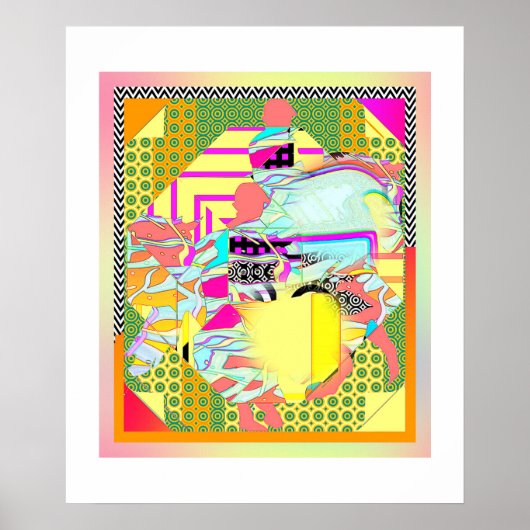 Poster L'affiche de la course à cheval (Devant)