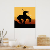 Poster L'affiche de la fin de la piste Silhouette (Cuisine)