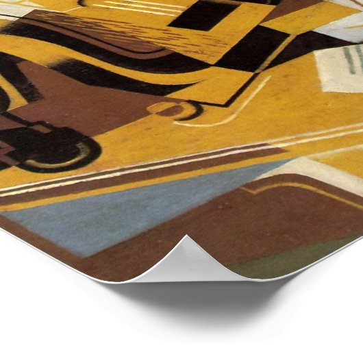 Poster L'affiche de la guitare (Coin)