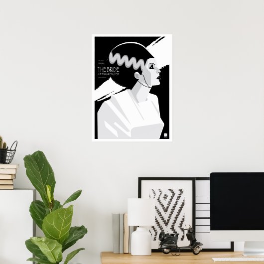Poster L'affiche de la mariée de Frankenstein (Bureau à domicile)