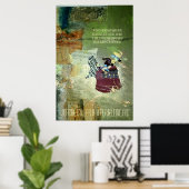 Poster L'affiche de la place créative (Bureau à domicile)