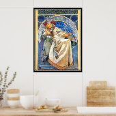 Poster L'affiche de la princesse Alphonse Mucha (Cuisine)