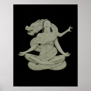 Poster l'affiche de la reine du dragon