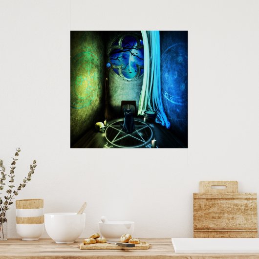 Poster L'affiche de la salle des sorcières (Cuisine)