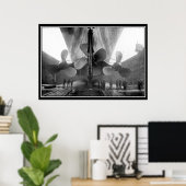 Poster L'affiche de la série Titanic Propellers Titanic (Bureau à domicile)