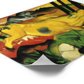 Poster L'affiche de la vache jaune (Coin)