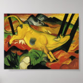 Poster L'affiche de la vache jaune (Devant)