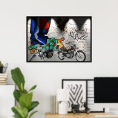 Poster L'affiche de l'allée (Bureau à domicile)