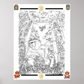 Poster L'affiche de l'apothéose ou de Dante