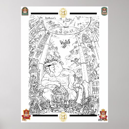 Poster L'affiche de l'apothéose ou de Dante (Devant)