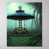 Poster L'affiche de l'Art numérique du carrousel abandonn (Devant)