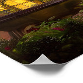 Poster L'affiche de l'Art numérique magique de l'atrium (Coin)