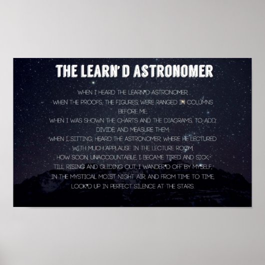 Poster L'affiche de l'astronome (Devant)