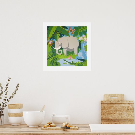 Poster L'affiche de l'éléphant (Cuisine)