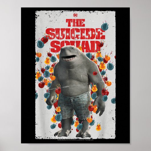 Poster L'affiche de l'équipe Suicide King Shark (Devant)