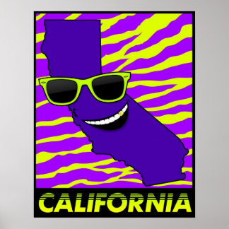 Poster L'affiche de l'état de Californie