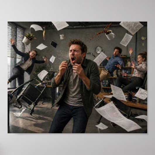 Poster L'affiche de L'Éternuement Qui a Arrêté le Temps (Devant)
