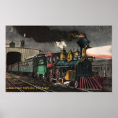 Poster L'affiche de l'Express de nuit (Devant)