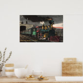 Poster L'affiche de l'Express de nuit (Cuisine)