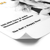 Poster L'affiche de l'heure heureuse du Net (Coin)