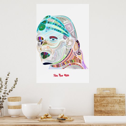 Poster L'affiche de l'homme (Cuisine)