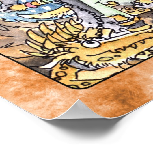 Poster L'affiche de l'idiot Tarot Deck (Coin)