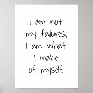 Poster L'affiche de mes échecs