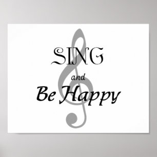 Poster L'affiche de musique "CHANTENT et soient heureuse