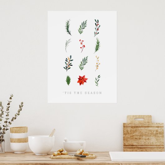 Poster L'affiche de Noël de saison (Cuisine)