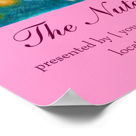 Poster L'affiche de Nutcracker (personnalisable) (Coin)