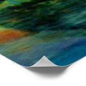 Poster L'affiche de peinture à l'huile SUNSET FACTOR WOW (Coin)