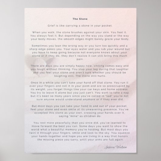 Poster L'affiche de Pierre (Devant)